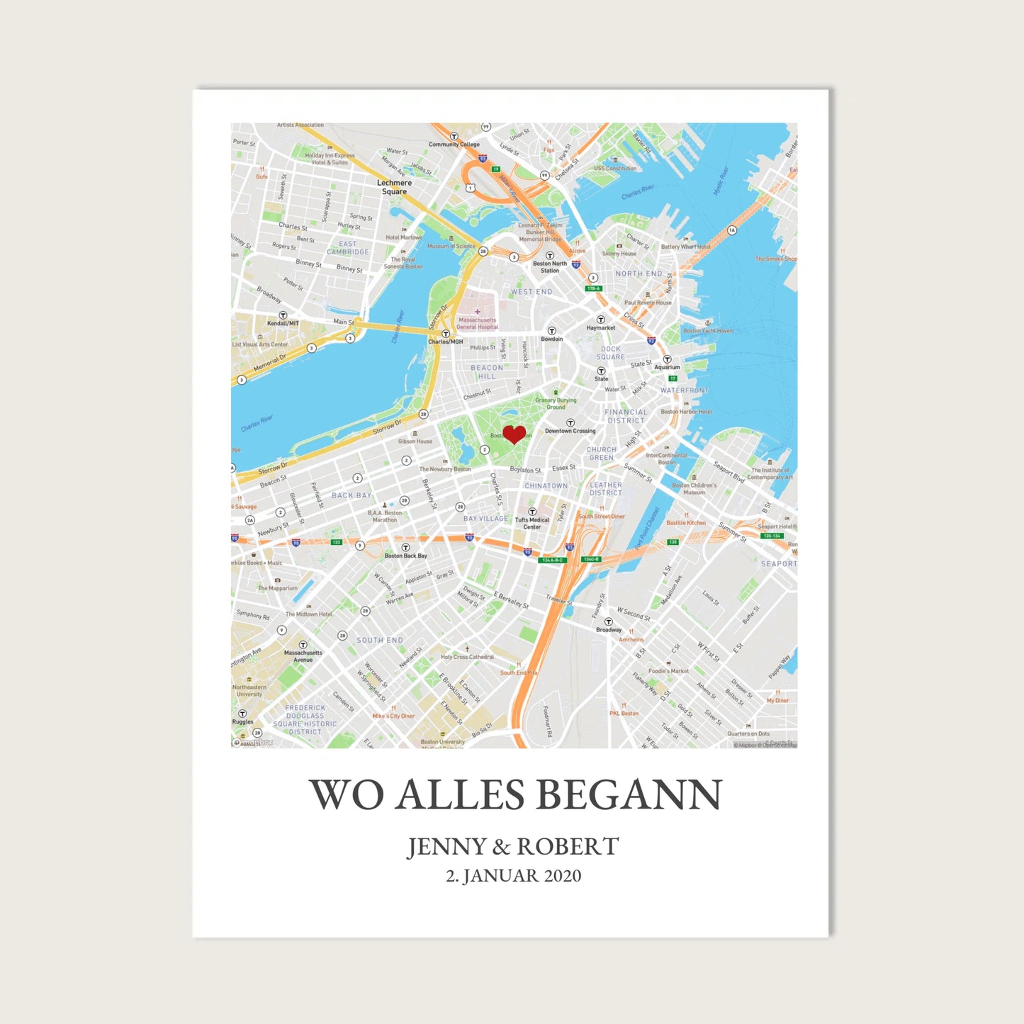 creme 30x40 Leinwand