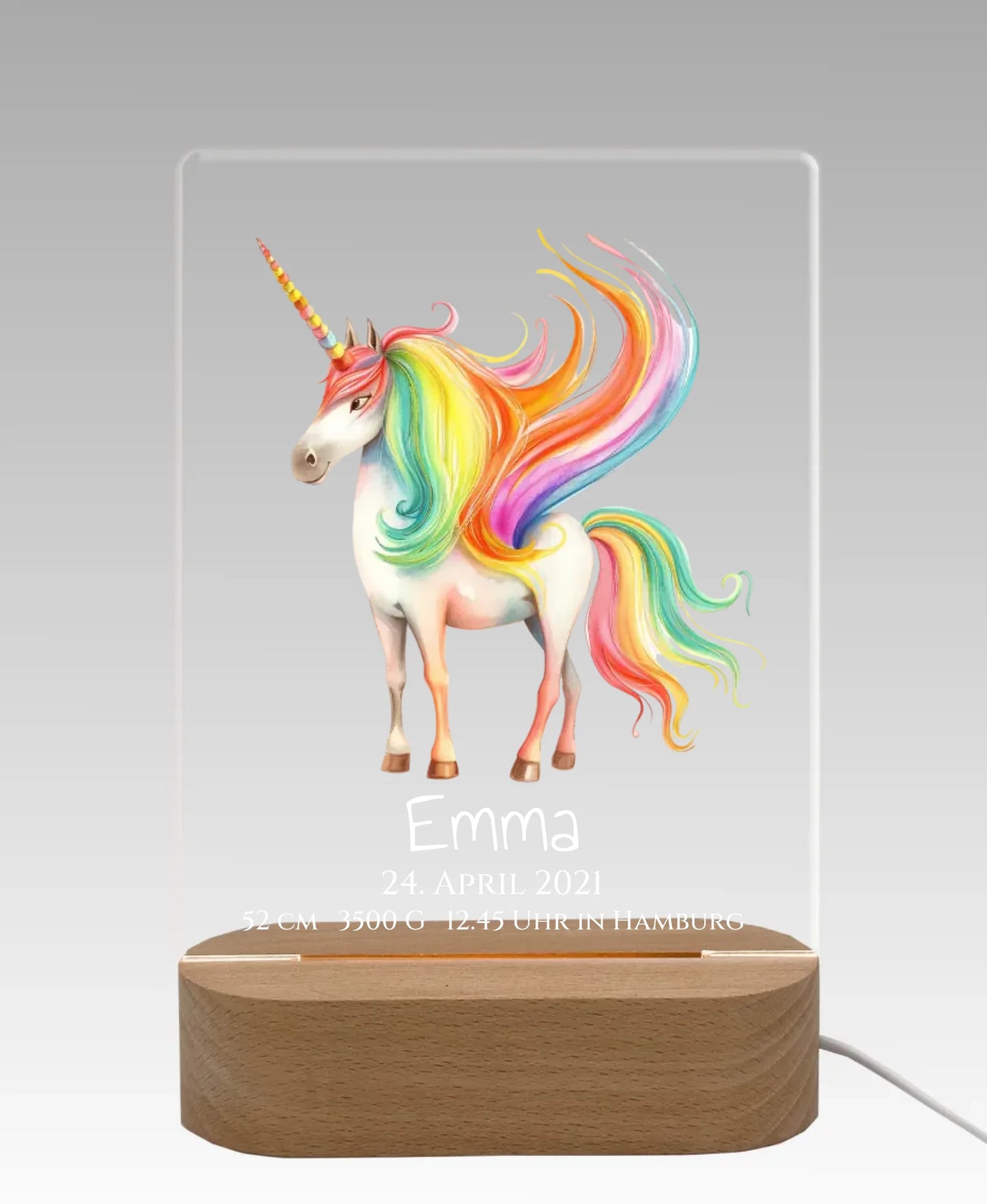 Licht aus - grauer Hintergrund