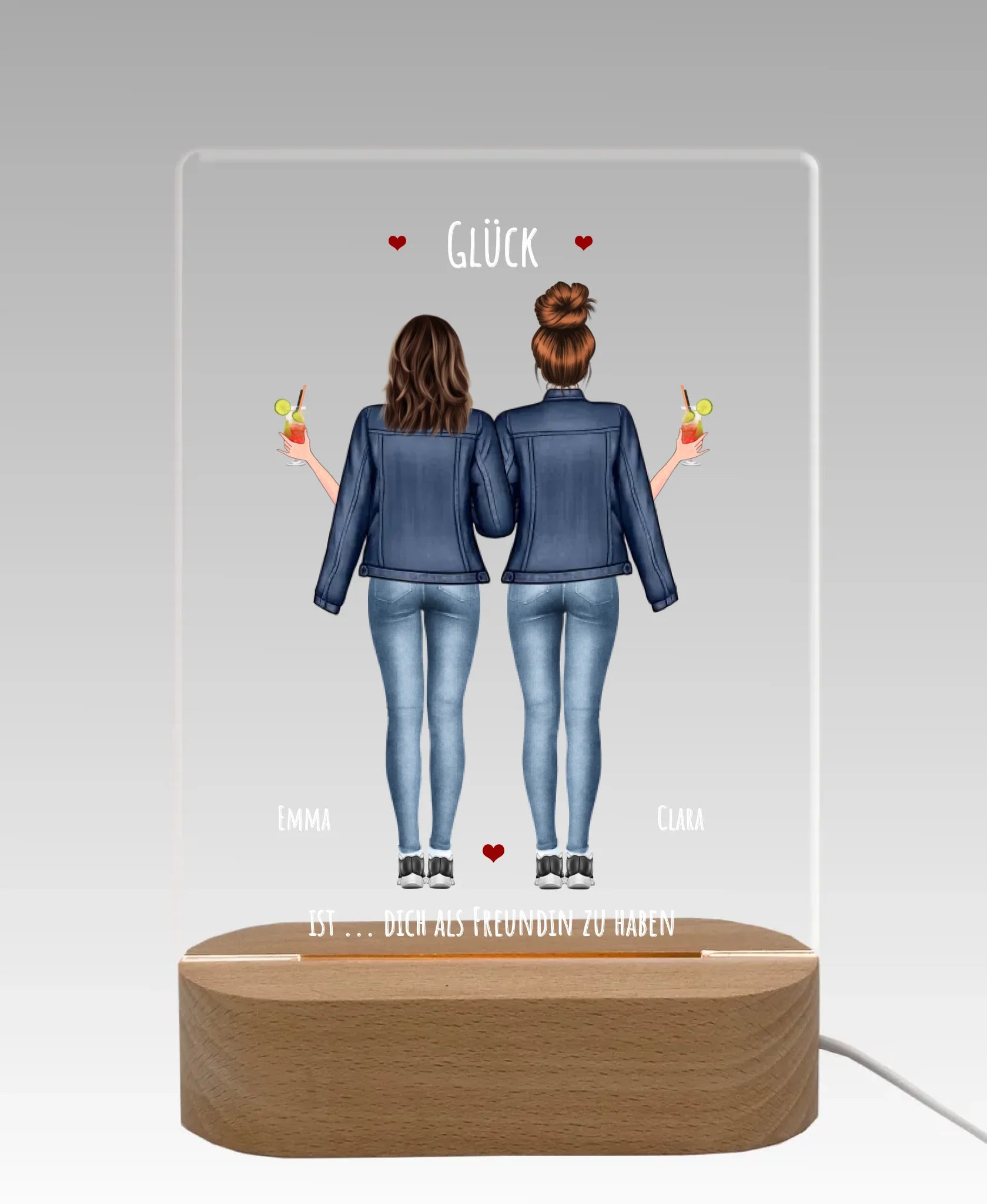 Licht aus - grauer Hintergrund