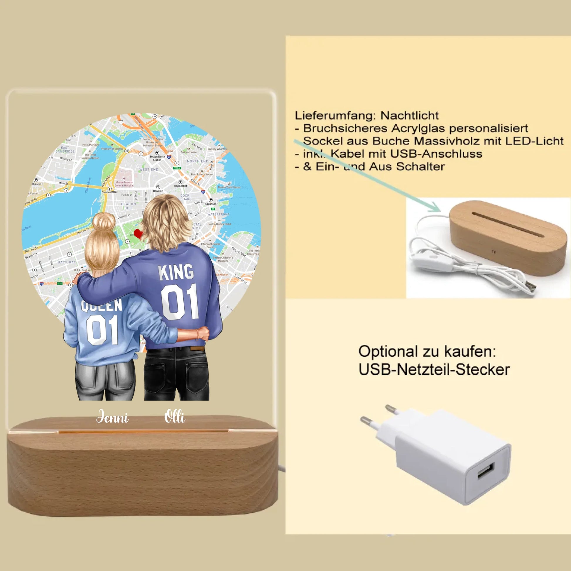 Produktinfo rechteckiges 3