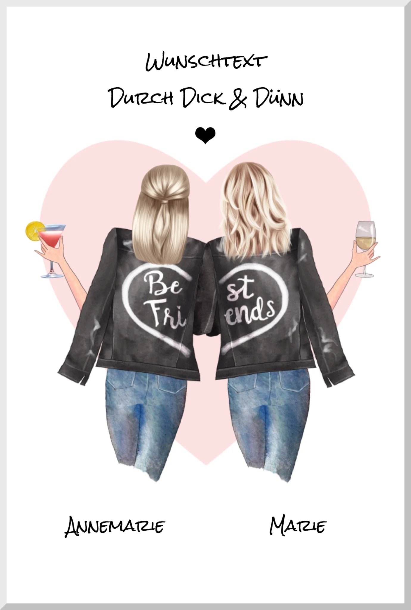 Geschenk Kleine Schwester, große Schwester Poster Geschenkidee personalisiert - Geburtstagsgeschenk, Weihnachtsgeschenk