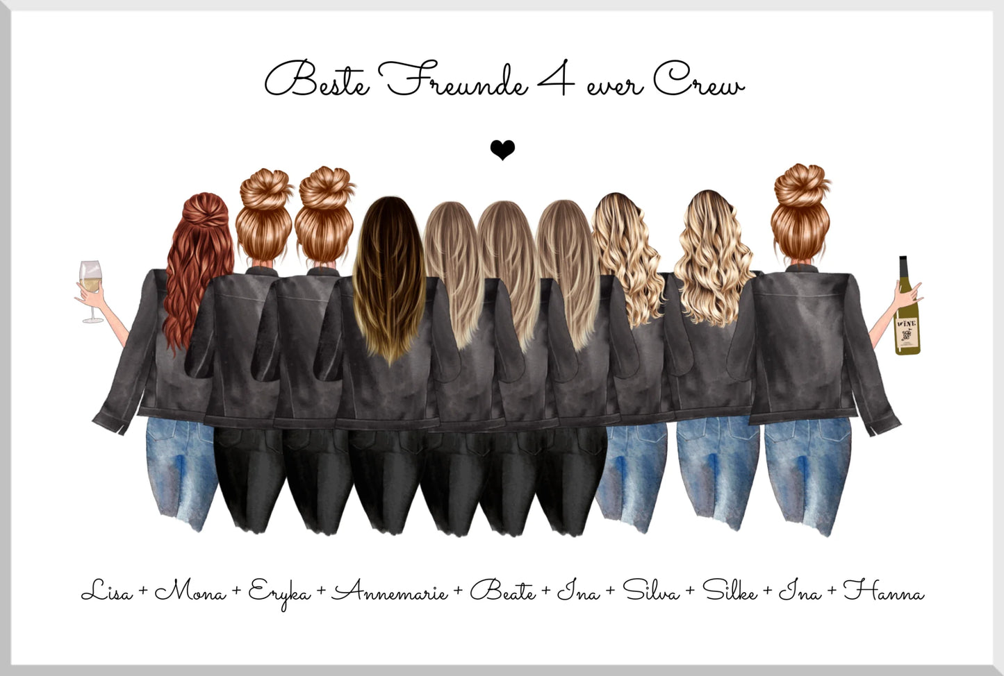 20x30 cm - Leinwand-quer