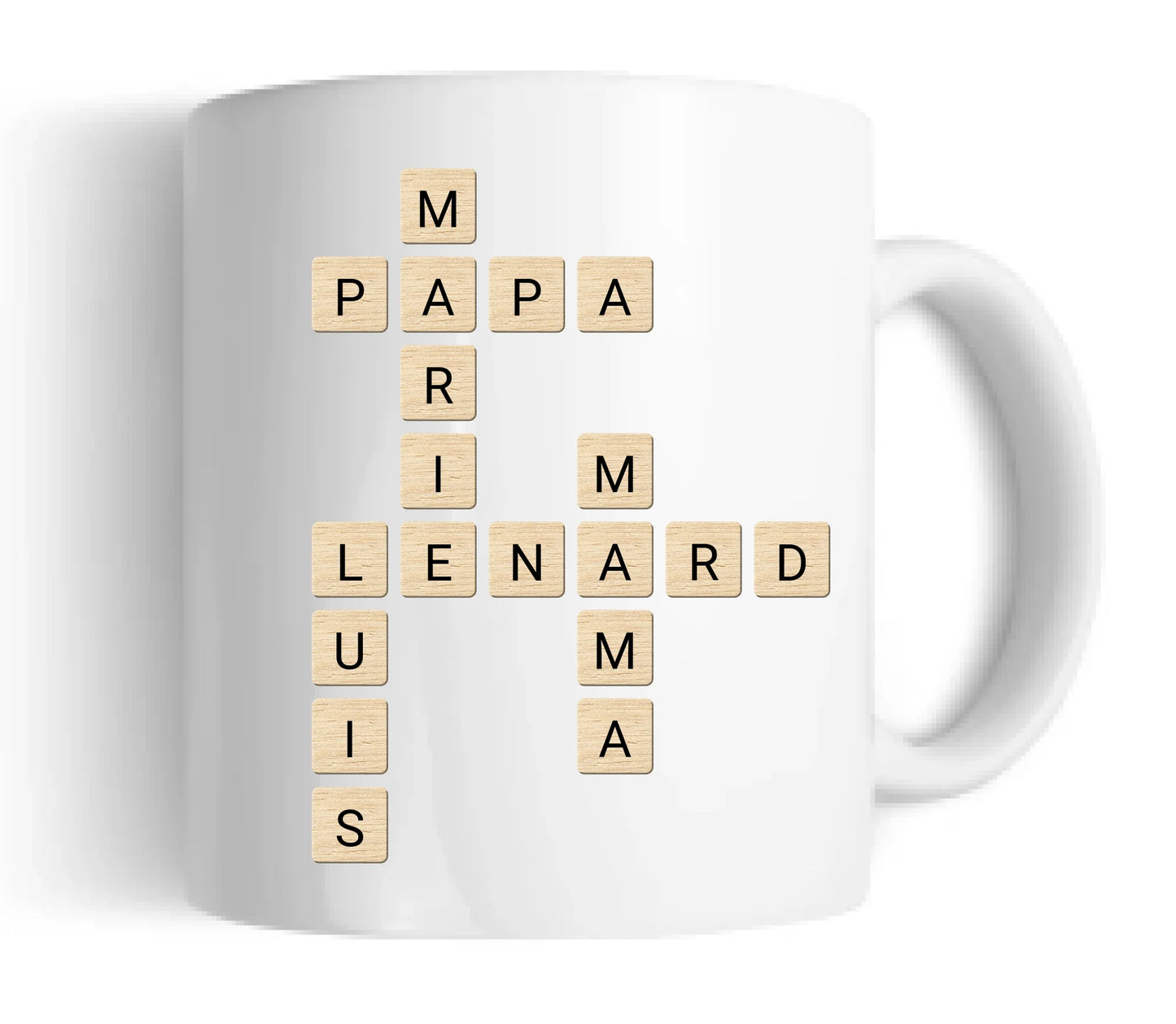 Weihnachtsgeschenk / Geburtstagsgeschenk personalisierte Tasse für Mama, Papa, Oma, Opa, Schwester, Bruder, Freundin & Freund