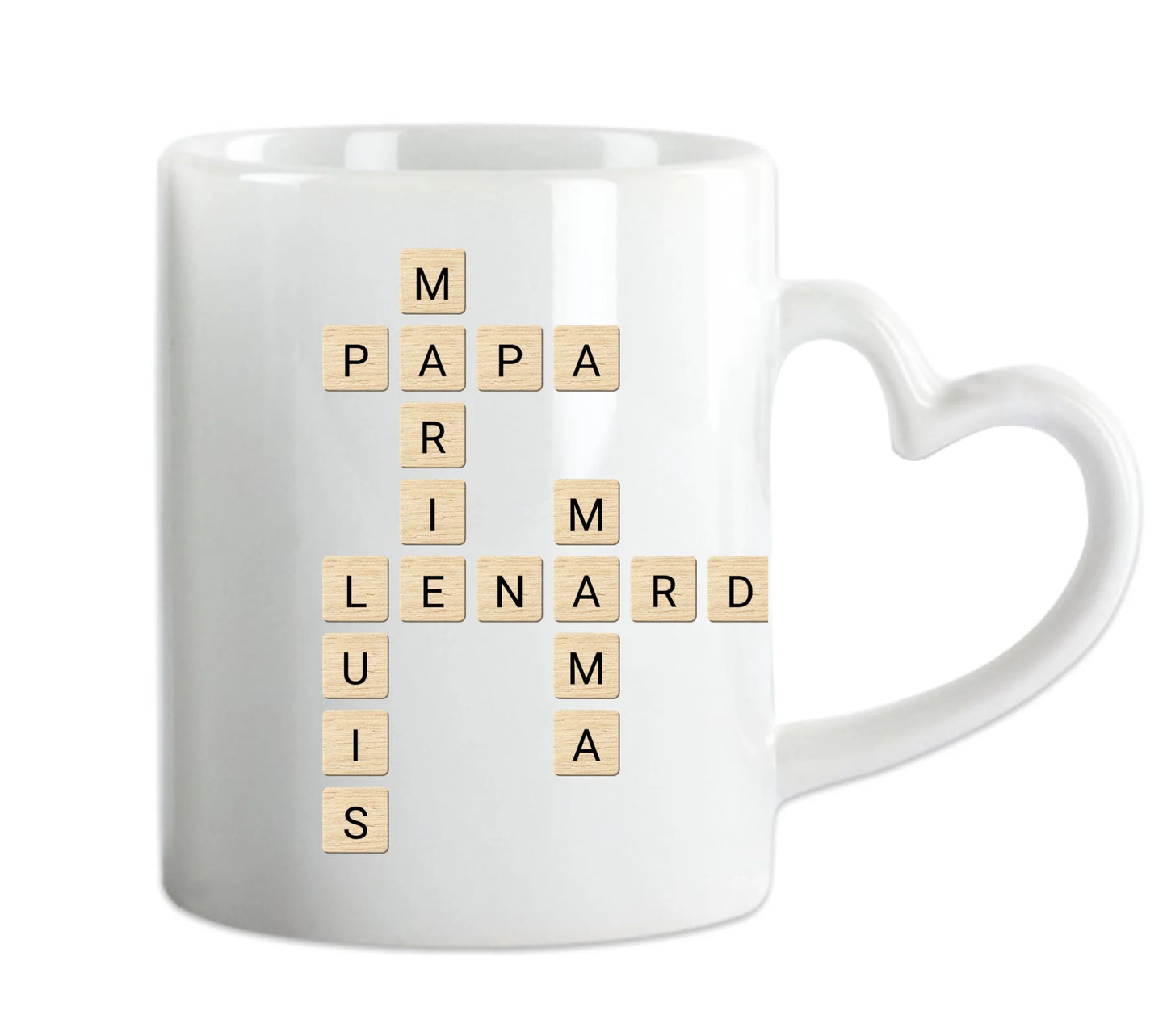 Weihnachtsgeschenk / Geburtstagsgeschenk personalisierte Tasse für Mama, Papa, Oma, Opa, Schwester, Bruder, Freundin & Freund