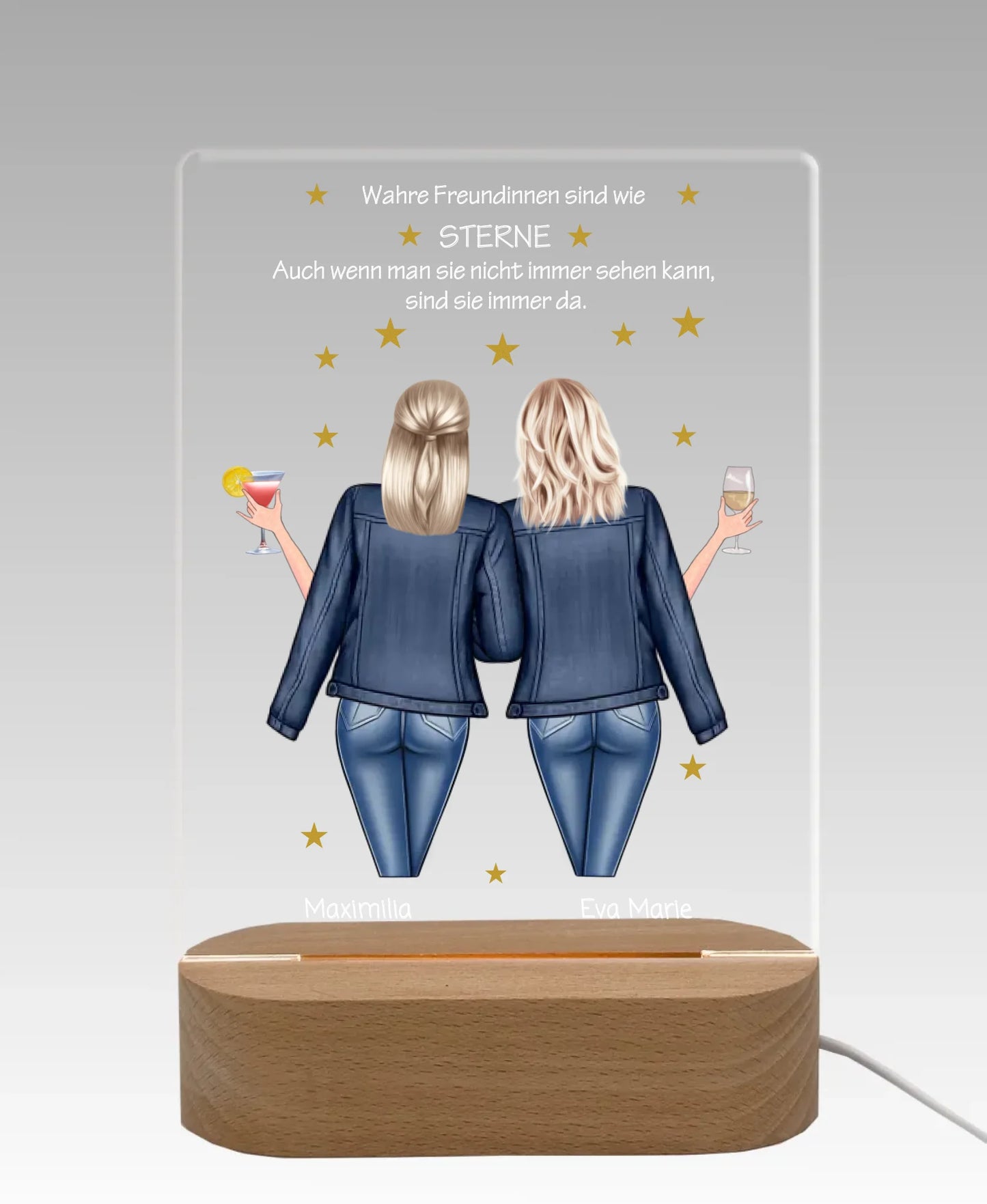 Licht aus - grauer Hintergrund