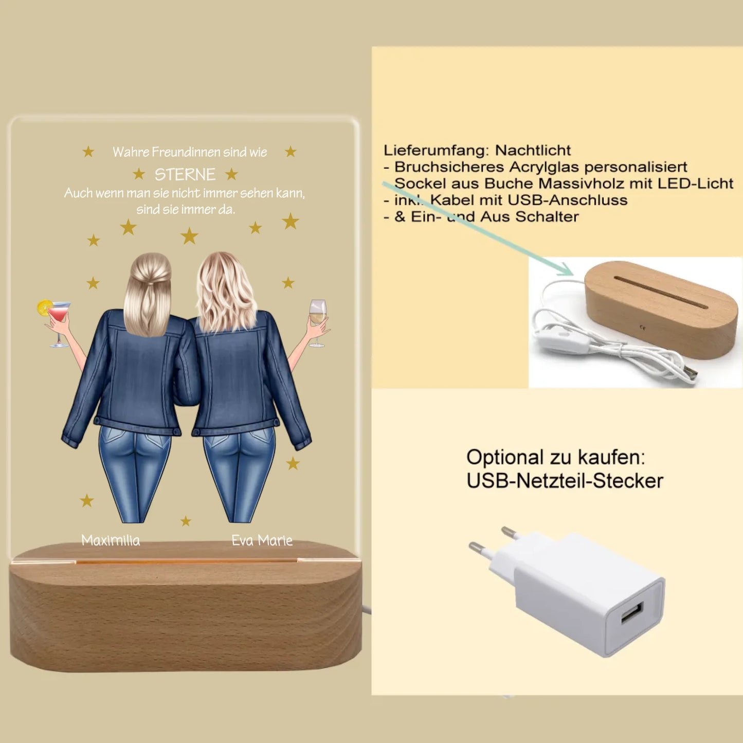 Produktinfo rechteckiges 3