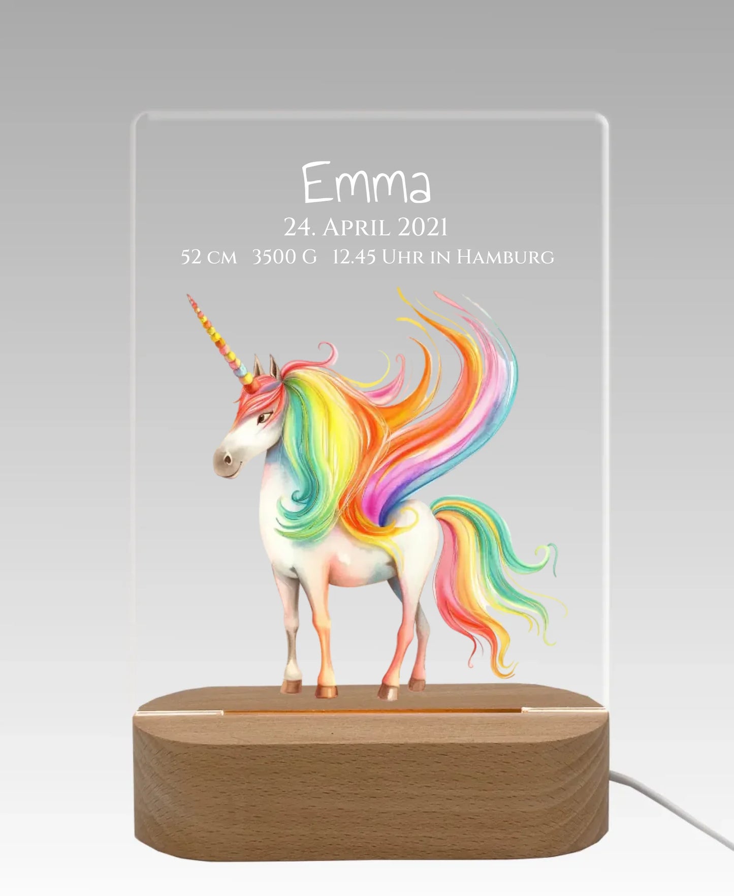 Licht aus - grauer Hintergrund