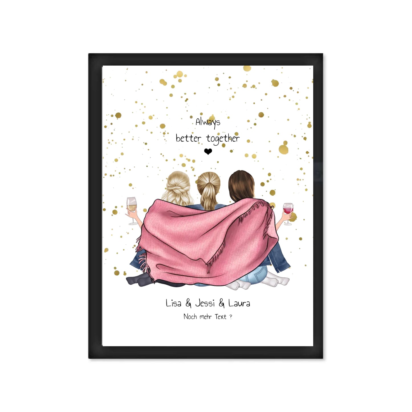 Mockup 30x40 schwarz